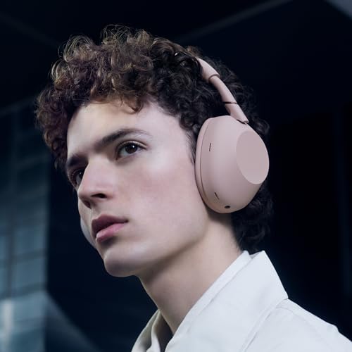 Image of Sony WH-1000XM6 The Best Wireless Noise Canceling Headphones, HD NC Processor QN3, 12 Microphones, Adaptive NC Optimizer, Mastered by Engineers, Studio-Quality- Sand Pink