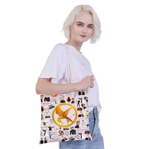 AKTAP Hunger Movie Merch Hungry Bird Sac fourre-tout vintage pour amateurs de musique Cadeau pour les fans de jeux vidéo, Hungry Bird Tb, 16*15INCHES – vue 2