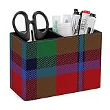 【Funktionelle Dekobox】 Der Leder-Stiftebehälter ist perfekt für alle Stifte, Bleistifte, Scheren, Fernbedienungen, Handy, Stifte/Bleistifte, Notizpapier, Namenskarten und andere Unordnung. Auch ideal als Halter für Make-up, Pinsel oder Schmuck, ganz einfach und sieht schön aus und beseitigt die Unordnung auf Ihrem Schreibtisch.