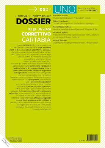 Dossier D.Lgs. 31/2024. Correttivo Cartabia - 2