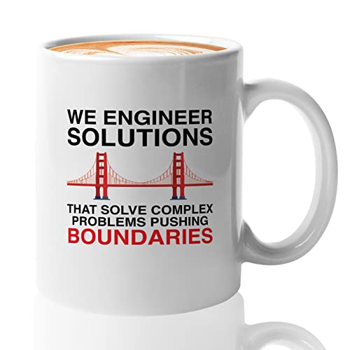 Flairy Land Civil Engineer Coffee Mug 11oz White -Engineer Solutions - Profesional worker real estate cosntruction Finished Master Degree College Study Phd Graduate Student Science Engineering Civil