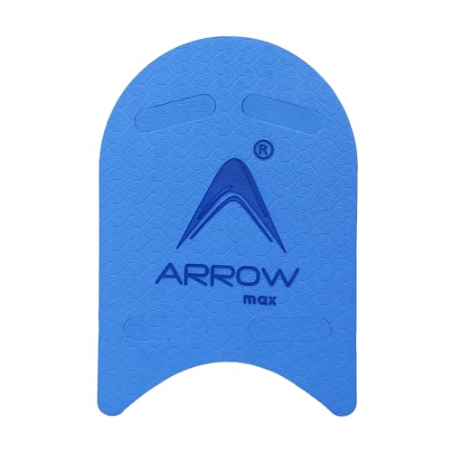 Image of Arrowmax Swimming Kickboard for Kids and Adults - EVA Foam Swim Training Board with Ergonomic Grip - Swim Aid for Beginners and Advanced Swimmers - Lightweight and Durable (Dark Blue)