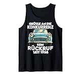 Der Trabant, auch liebevoll Trabi genannt, war nicht einfach nur ein Auto – er war das Herz der DDR-Straßen! Dieses Outfit ist für alle, die mit dem Zweitakter groß geworden sind, die Wende erlebt haben oder sich an das Kultfahrzeug aus Ostdeutschland