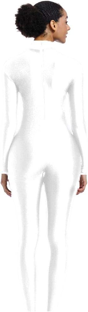 Adult High Neck Long Sleeve Dance Unitard for Women Bodysuits Full Body Leotard Spandex Catsuit - Image 6