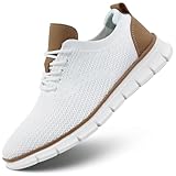 Mens Casual Oxfords Shoes Fashion Business Dress Boat Shoes Mesh Walking Sneakers Comfortable Lightweight Soft Sole