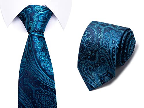 Image of Passabin Tie For Men Necktie Woven Jacquard Neck Ties Set 6 PCS