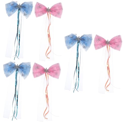 Barrettes à cheveux Noël flocons de neige pour femme accessoire coiffure chic 6 pièces