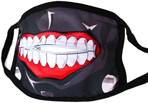 papapanda Máscara Cremallera Tokyo Ghoul Ken Kaneki