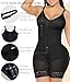 YIANNA Fajas Colombianas Moldeadoras Postpartum Shapewear Tummy Control for Women Full Body Shaper Butt Lifter Compression Garment with Zipper Crotch, YA7283-Black-XL