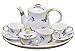 CoastLine DW18 10 Piece Mini Tea Set for 2, Blue Butterfly