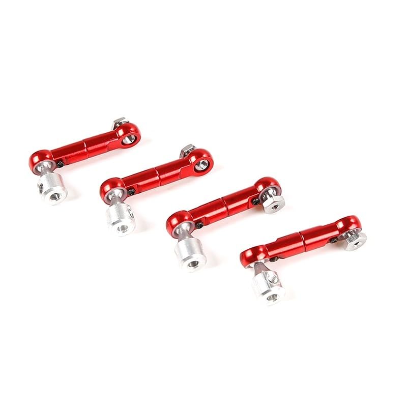 Kompatybilny z przegubem kulowym HPI ROFUN ROVAN KM ze stopu CNC Anti-Roll Sway-Bar do 1/5 Baja 5B 5T 5SC RC Parts (Orange Red)