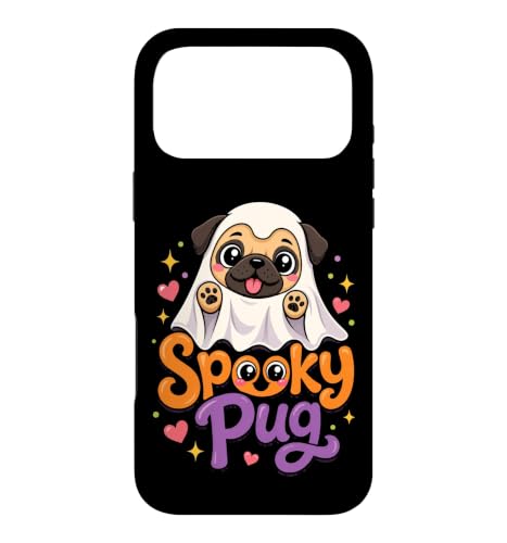 Spooky Pug Halloween Pug Lover Gift Case for iPhone 17 Pro Max