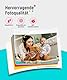 Liene Fotodrucker für Smartphone(10x15 cm)+Set mit 2 Packungen(20+80 Blatt) Fotopapier/Patrone,WiFi Handy Fotodrucker für iPhone/Android/PC, 300DPI Farbsublimation Sofortbilddrucker, Printer Portable