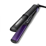 VIBRAstrait Dual Temperature Oscillating Flat Iron, 1', Purple