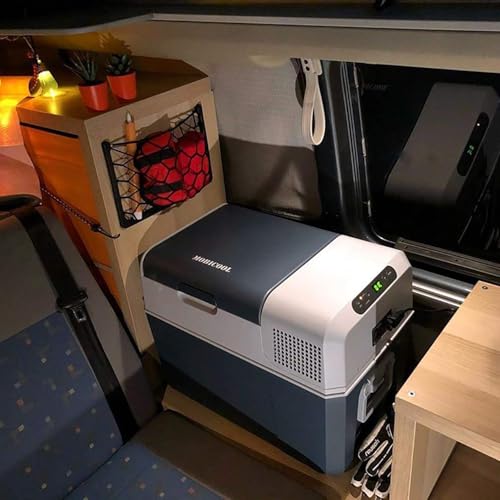 Miniatura 5 de Mobicool FR40 AC/DC - Nevera termoeléctrica portátil, Conexiones 12/24/230 V, 38 litros de Capacidad, clasificación energética A+, Color Azul/Gris