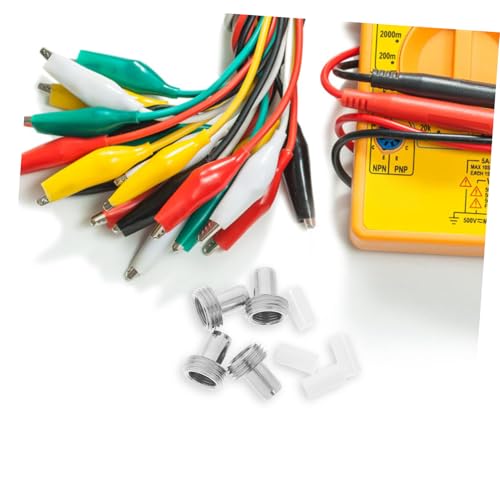 JECOMPRIS Fiber Optic Fault Tool Kit Red Light Pen Accessories Replacement Ceramic Ferrule Metal Tip for Inspection