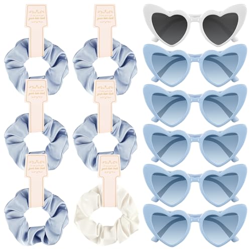 Bridesmaid Sunglasses and Scrunchies Bachelorette Sunglasses Hair Ties Bridesmaid Proposal Gifts for Wedding Party