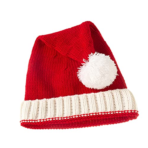 Chapéu de malha de inverno Pai-Filho, Boné de esqui de harmonização do Natal da família, Gorro de tr