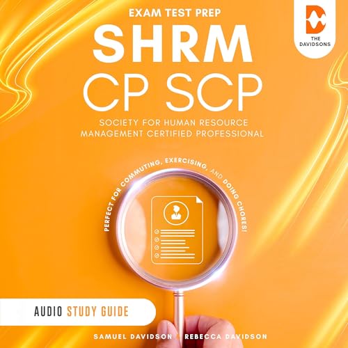 Page de couverture de SHRM-CP/SCP Society for Human Resource Management Certified Professional Audio Study Guide 2025-2026 (I