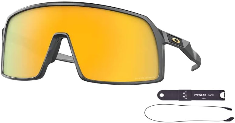 Oakley Sutro OO9406 / OO9462 Shield Sunglasses for Men+ Bundle Accessory Leash Kit, Microfiber Pouch - Image 2