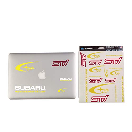 Subaru Motorsports Usa Sti Decal Sticker Sheet 16Pcs Set Wrx Removable Reusable Rally Racing #TOP1