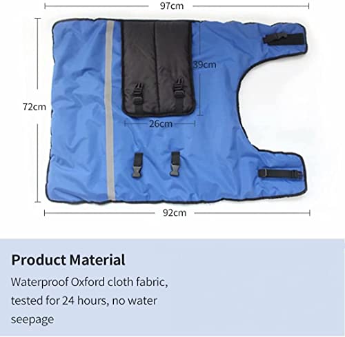 Calf Warm Clothes Calf Saver Coat Blanket For Keep Cow Warmming Thickened Belly Protection Windproof Large Size Blue #TOP1