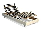 Garantie : 2 ans Sommier relaxation électrique FLEXPUR 80x200 / Blanc
