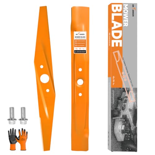 Antanker 72511-VR8-M00&72531-VR8-M00 Mower Blade Kit Compatible with Honda HRN216 HRN216VKA HRN216PKA Lawn Mower 21 Microcut Twin Blade Kit with Bolts