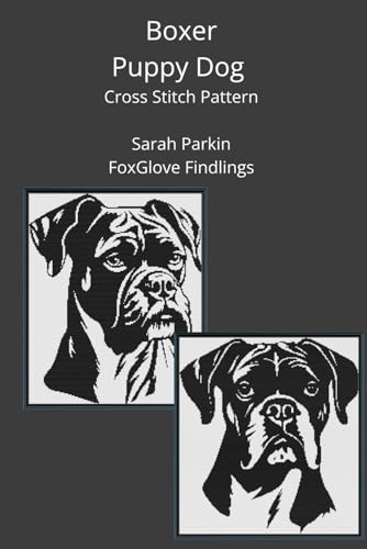 Boxer Puppy Dog Cross Stitch Pattern B0G1LJLBH7 Book Cover