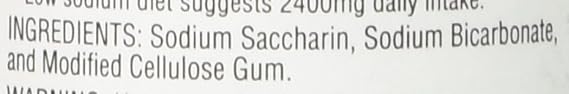 3 pack 1 grain 500 saccharin tablets