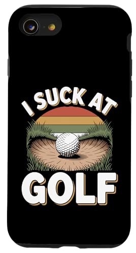 I Suck At Golf Loser Dad ȃW[N St X}zP[X iPhone SE (2020) / 7 / 8 p