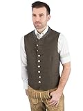 Farbe Trachtenweste: 037 Grasegger Trachtenweste Trachtengilet Xeno 1 N - W 19310 braun - 46