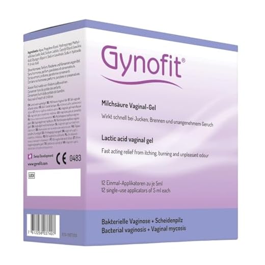 Gynofit Gel Vaginal de Ácido Láctico - Restaurador del equilibrio del pH para la salud vaginal - Previene el picor, el ardor y el olor - Trata y previene las infecciones vaginales (12 unidades)