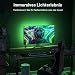 Lumtang 4 Sides 27-32 Zoll PC Monitor Hintergrundbeleuchtung,RGBIC LED-Lichtstreifen synchron mit Bildschirmfarbe und Musik für Spiele, Filme usw., einfach zu verwenden ohne Kamera, Softwaresteuerung