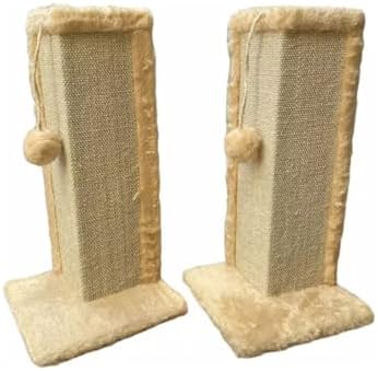 Kit 2 Arranhador Para Gatos Canto Sofa Protetor Bege