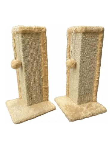 Kit 2 Arranhador Para Gatos Canto Sofa Protetor Bege