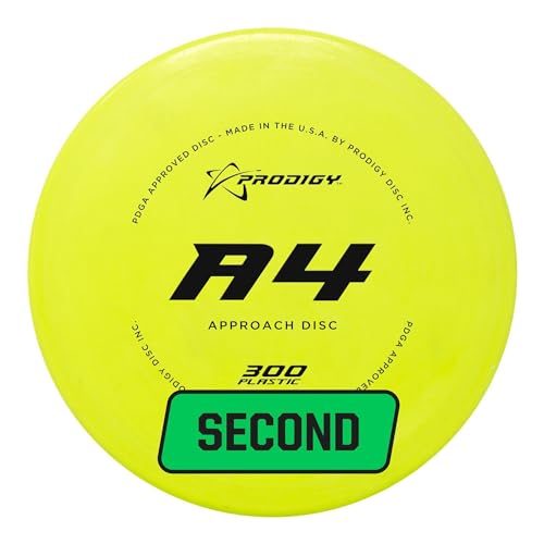 Prodigy Disc Factory Second 300 A4 Approach Disc | Slightly Overstable Disc Golf Approach Disc | Great Grip in All Conditions | Perfect for Short Approach Shots | (Colors May Vary) | (170g+)