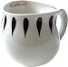 Produktbild Luigi Colani dekorierte Kaffeetasse Becher Tasse Cappuccinotasse Kaffeebecher Gold&Color Drops schwarz 280 ml