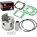 Oversize 0.5mm Piston Gasket Kit & Piston Ring For Yamaha G1 2 Cycle Gas Golf Cart 1978-1989