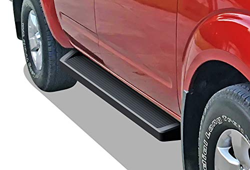 Estribos negros APS 6in para Nissan Frontier Crew Cab miniatura 4