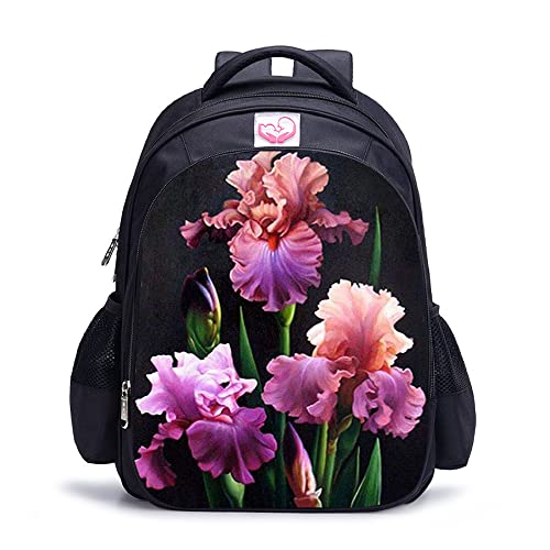 Sac à dos fleur 41x28x12 cm pour école et loisirs des jeunes et adultes