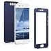 Produktbild kwmobile Hülle kompatibel mit Huawei P10 - komplette Abdeckung - inkl. Displayschutz - Case Metallic Blau