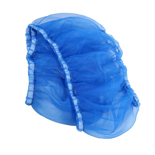 Image of Bird Cage Seed Catcher,Universal Ventilated Nylon Cage Cover,Large Size Bird Cage Mesh Protector for Round Square Cages (Blue)
