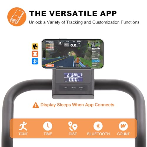 Image of Upgraded Magnetic Stair Stepper for Home, 16-Level Adjustable Resistance up to 77LBS, with Cup Holder & Bluetooth APP, Folding Compact Cardio Climber, 350LBS Capacity