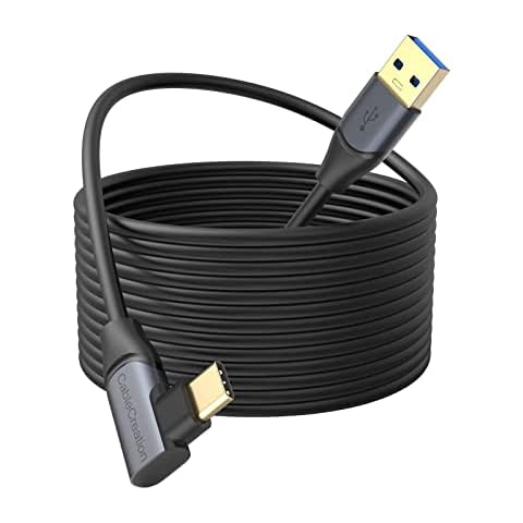 CableCreation Link Cable 16FT/5M 5Gbps Compatible with Oculus/Quest 2/Pico 4 Virtual Reality Headsets,USB 3.2 Gen1 USB C Link Cable for Gaming PC/Steam VR Cover