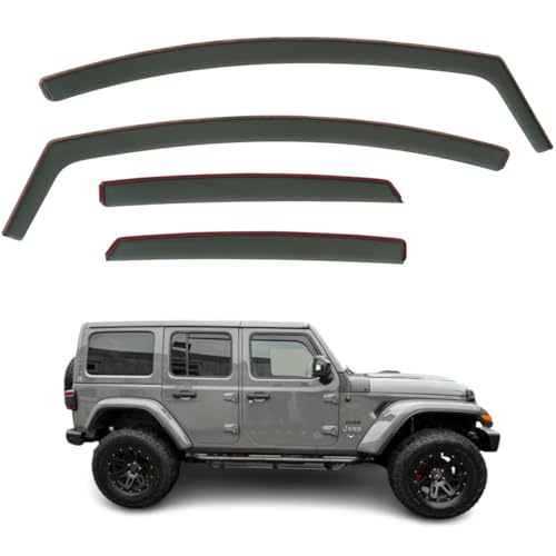 Déflecteurs d'air Jeep Wrangler : stop à la pluie et la buée dans votre SUV 5 portes