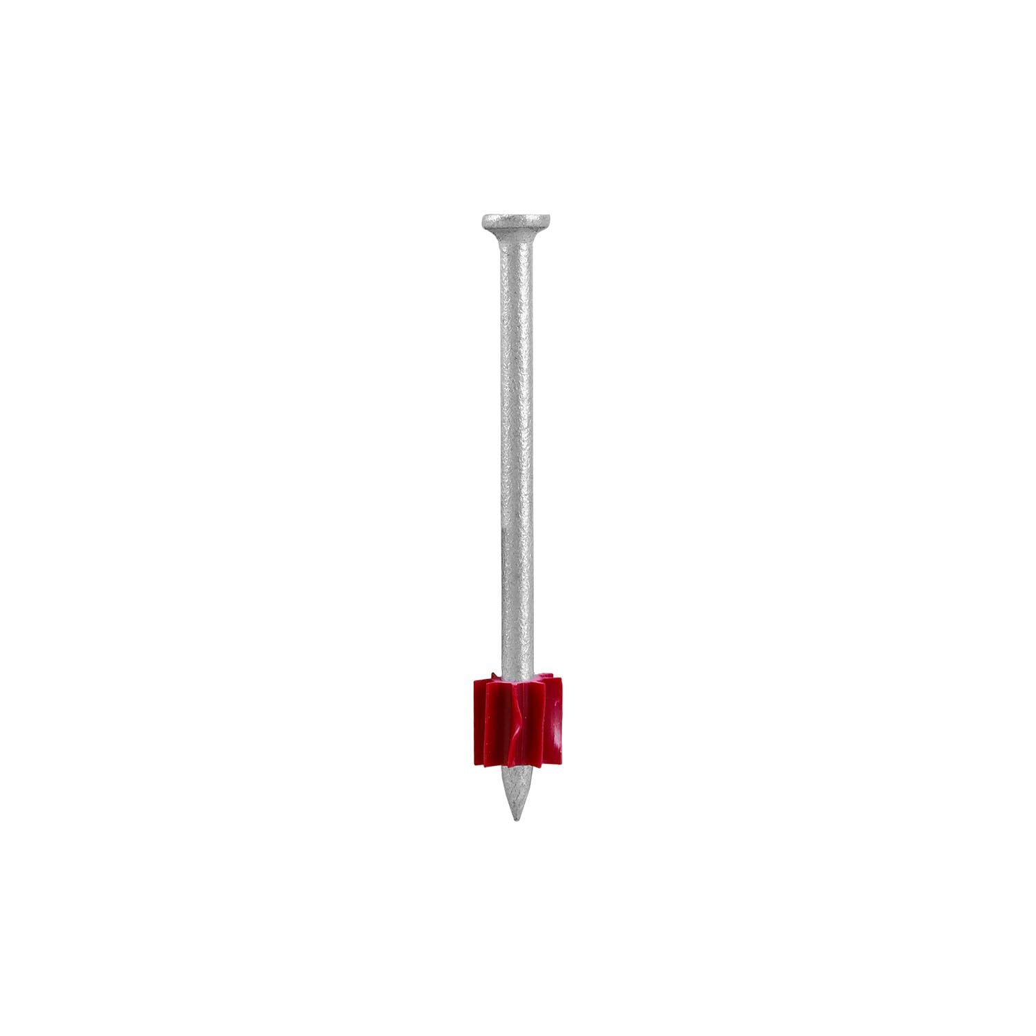 Freeman 2-1/2" Galvanized Single Pin Concrete Nails with Red Flute - 100 Pack, Ramset Hilti Compatible CNDPN25