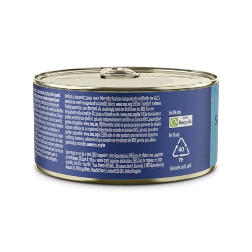 by Amazon Thunfischfilets, geschnitten, in eigenem Saft und Aufguss, 195g, 4er-Pack