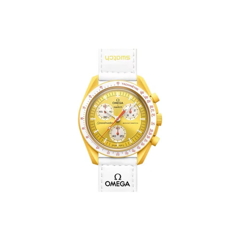 Swatch Mission to the Sun イエロー Swatch Omega x Moon Mission to the Sun Speedmaster Yellow