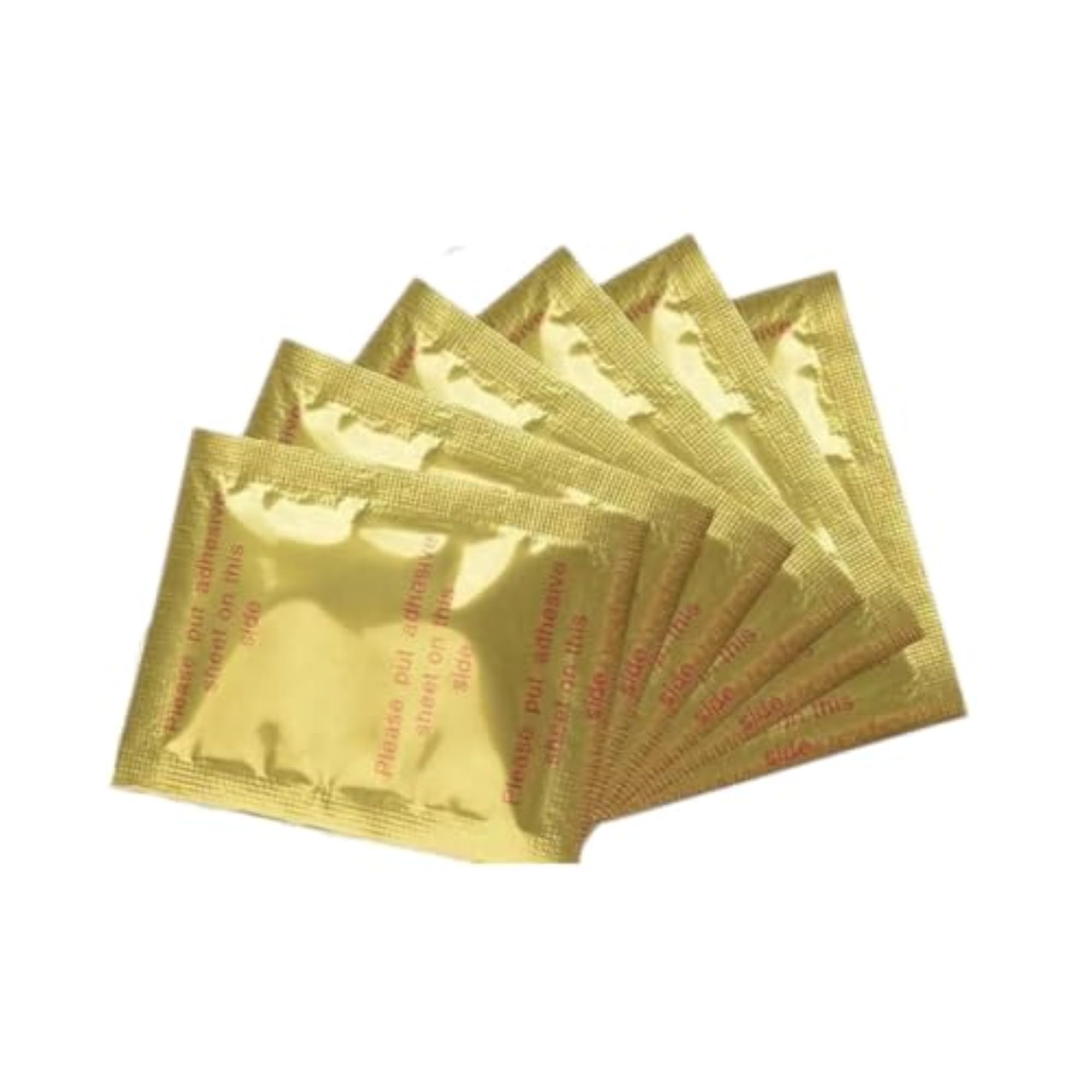 10 Pack Premium Gold Foil Detox Foot Pads, Natural Herbal